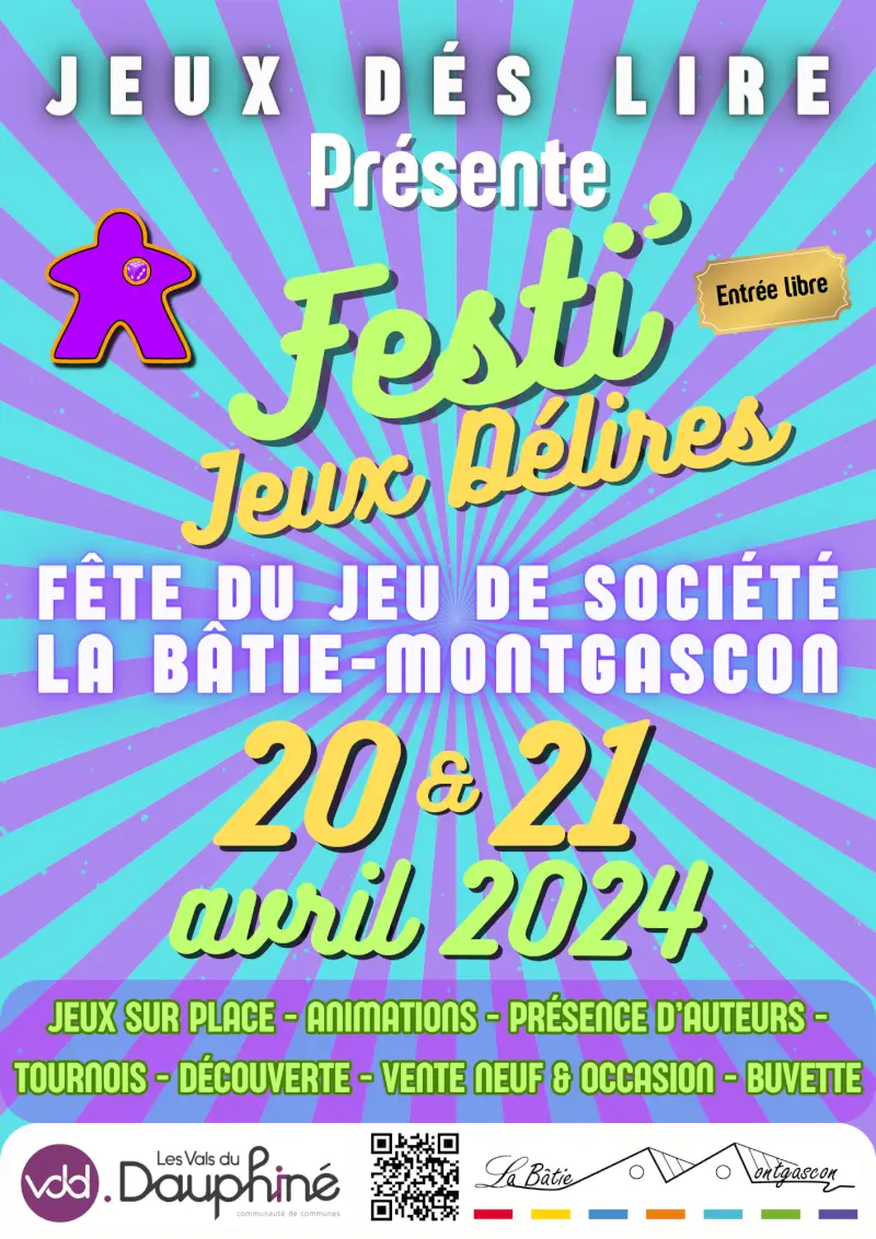 Affiche officielle Festi'Jeux Délires 2024