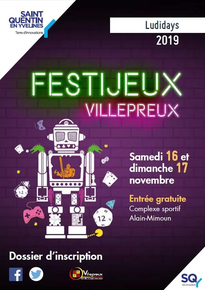 Affiche officielle Festijeux de Villepreux 2019