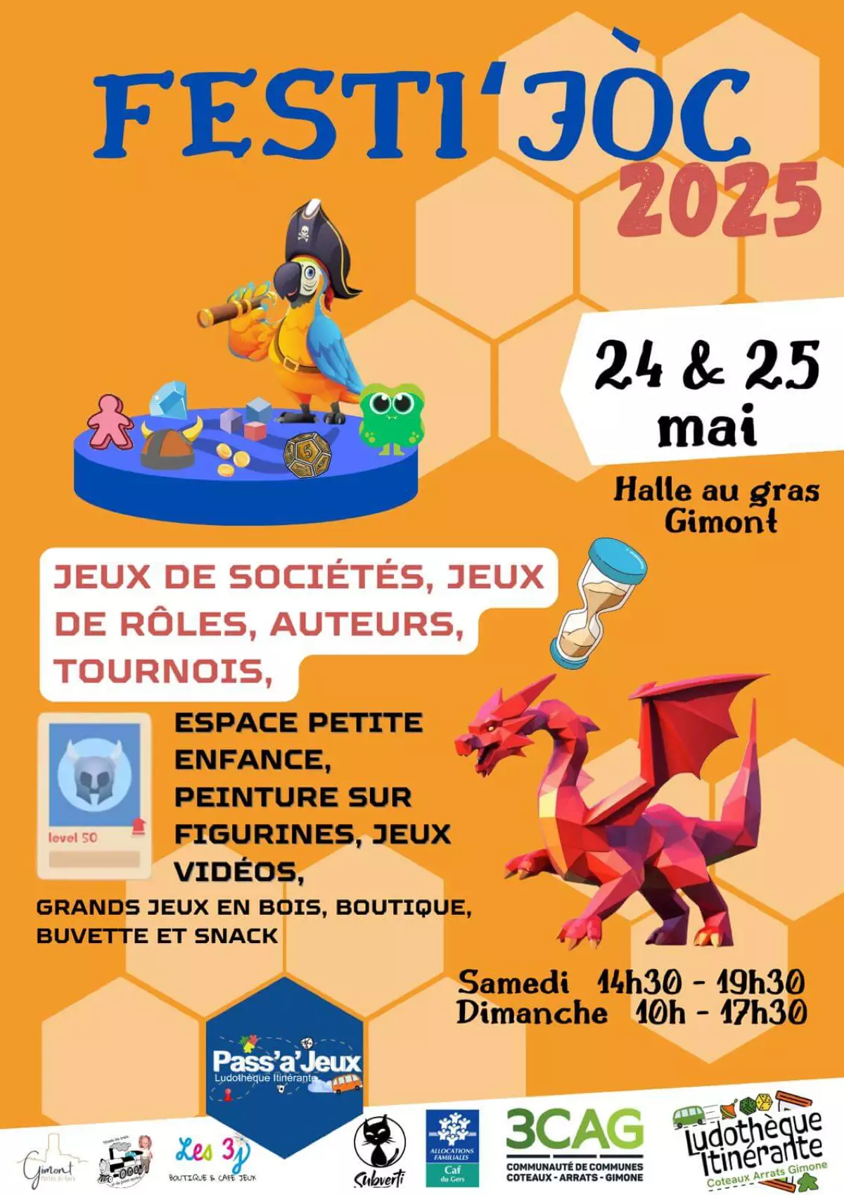 Affiche officielle Festi'Joc 2025