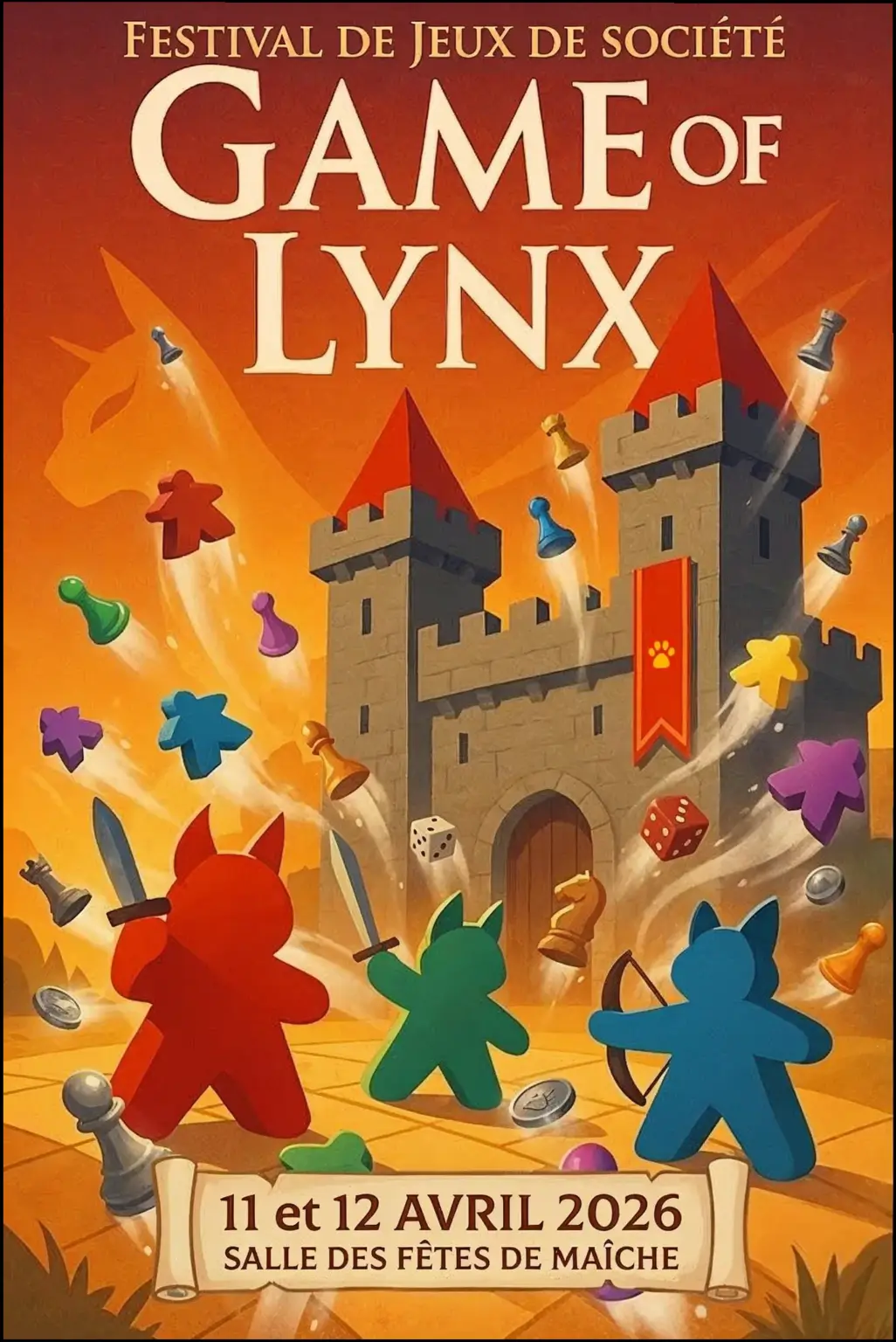 Affiche officielle Game of Lynx 2026