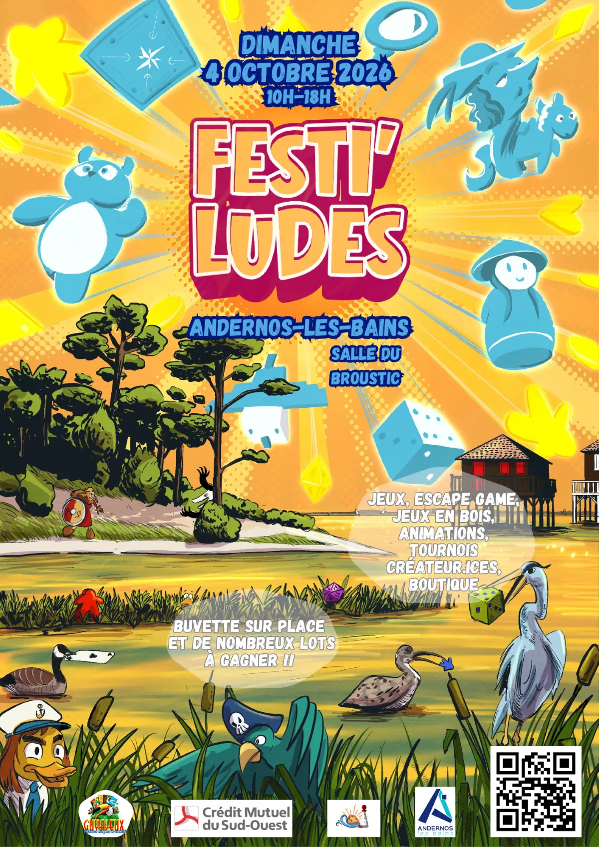 Official poster Festi'ludes 2026