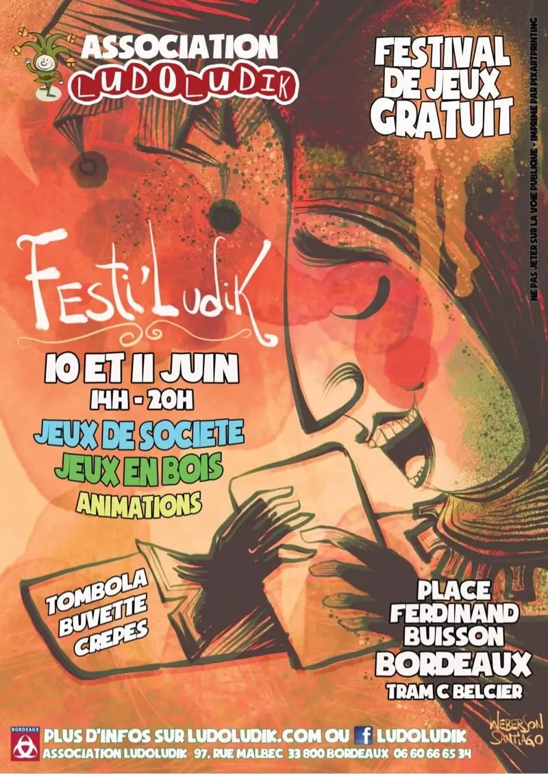 Affiche officielle Festi'Ludik 2017