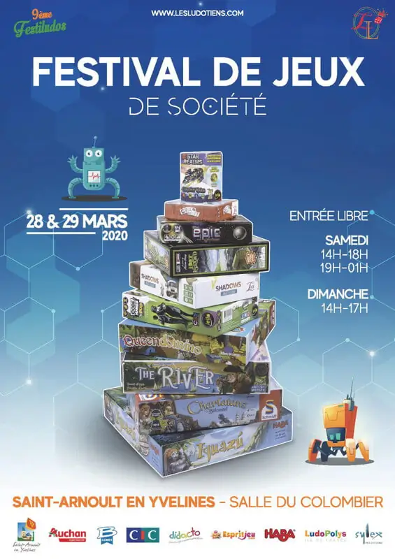 Affiche officielle Festiludos 2020