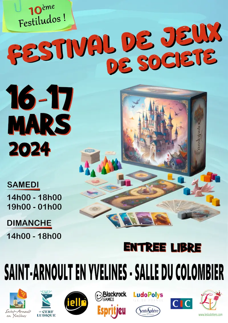 Affiche officielle Festiludos 2024