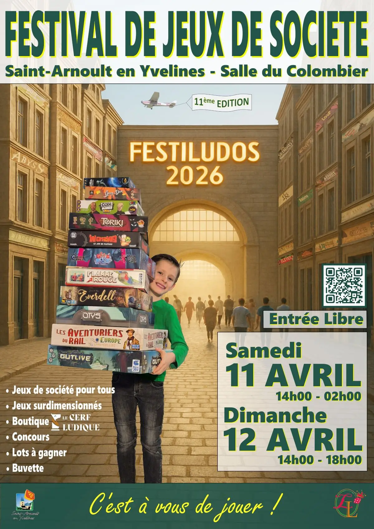 Affiche officielle Festiludos 2026