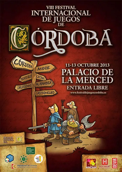 Affiche officielle Festival Internacional de juegos de Cordoba 2.0 2013