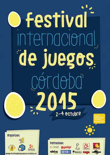 Affiche officielle Festival Internacional de juegos de Cordoba 2.0 2015
