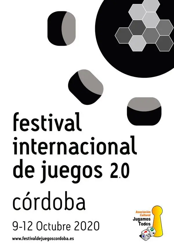 Official poster Festival Internacional de juegos de Cordoba 2.0 2020