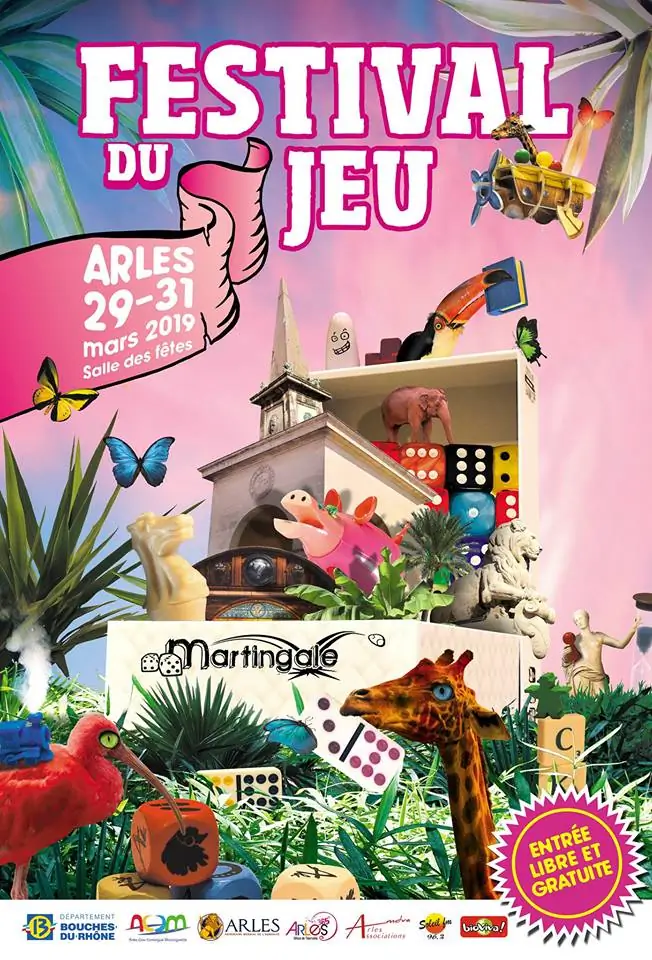 Affiche officielle Festival du jeu de Martingale 2019
