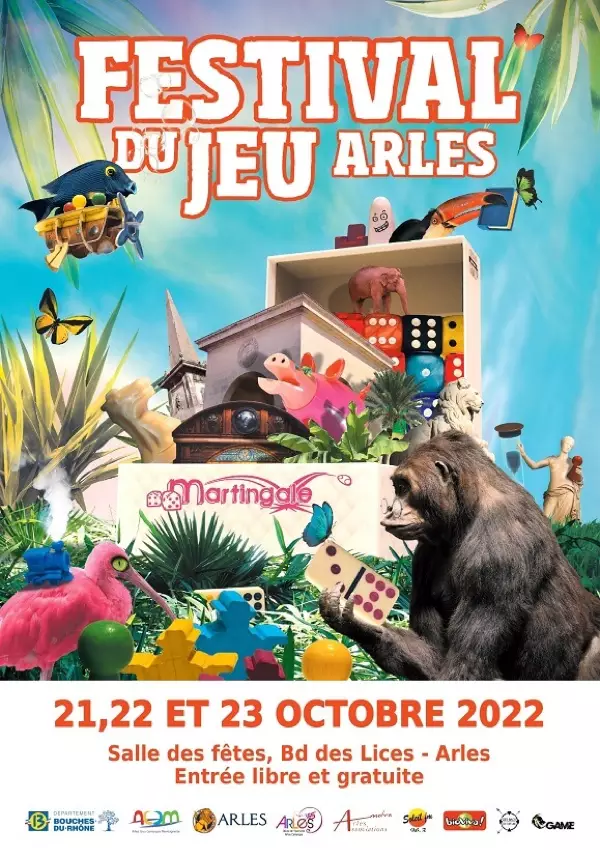 Affiche officielle Festival du jeu de Martingale 2022