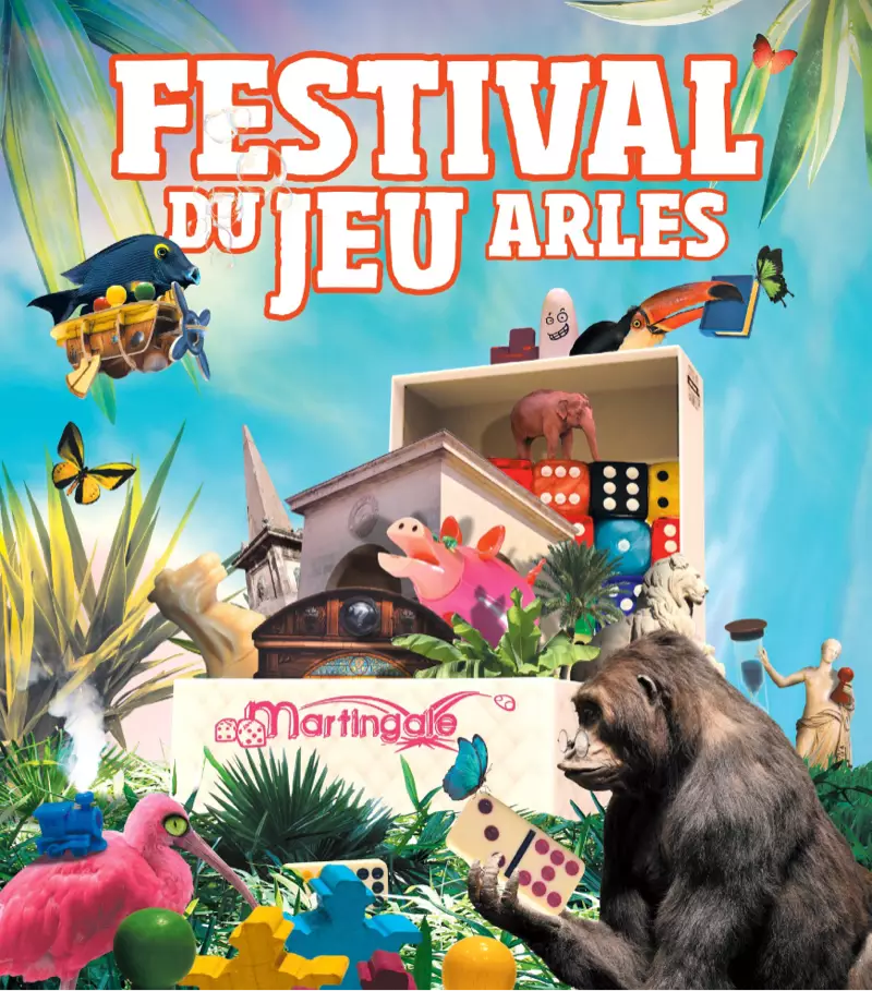 Affiche officielle Festival du jeu de Martingale 2023