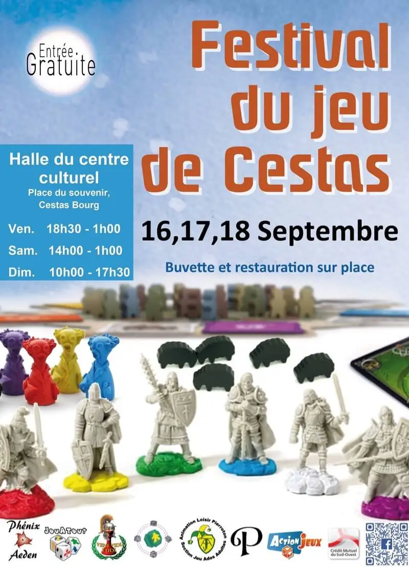 Affiche officielle Festival du jeu de Cestas 2016