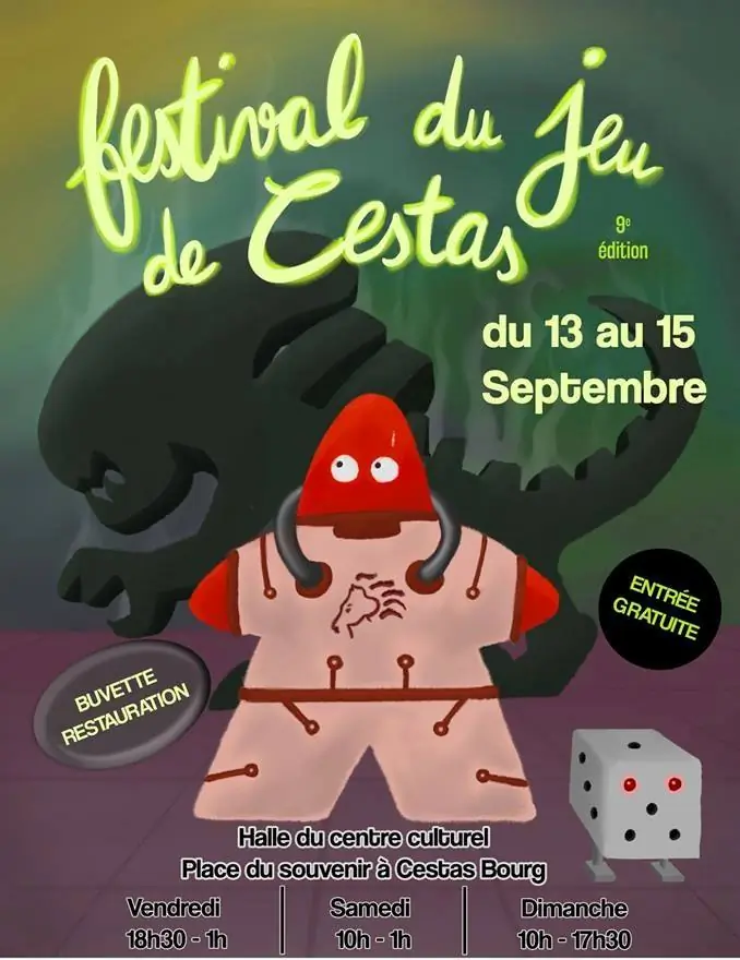 Affiche officielle Festival du jeu de Cestas 2019