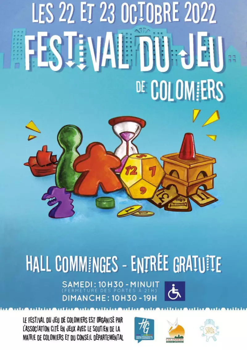 Affiche officielle Festival Cité en Jeux 2022