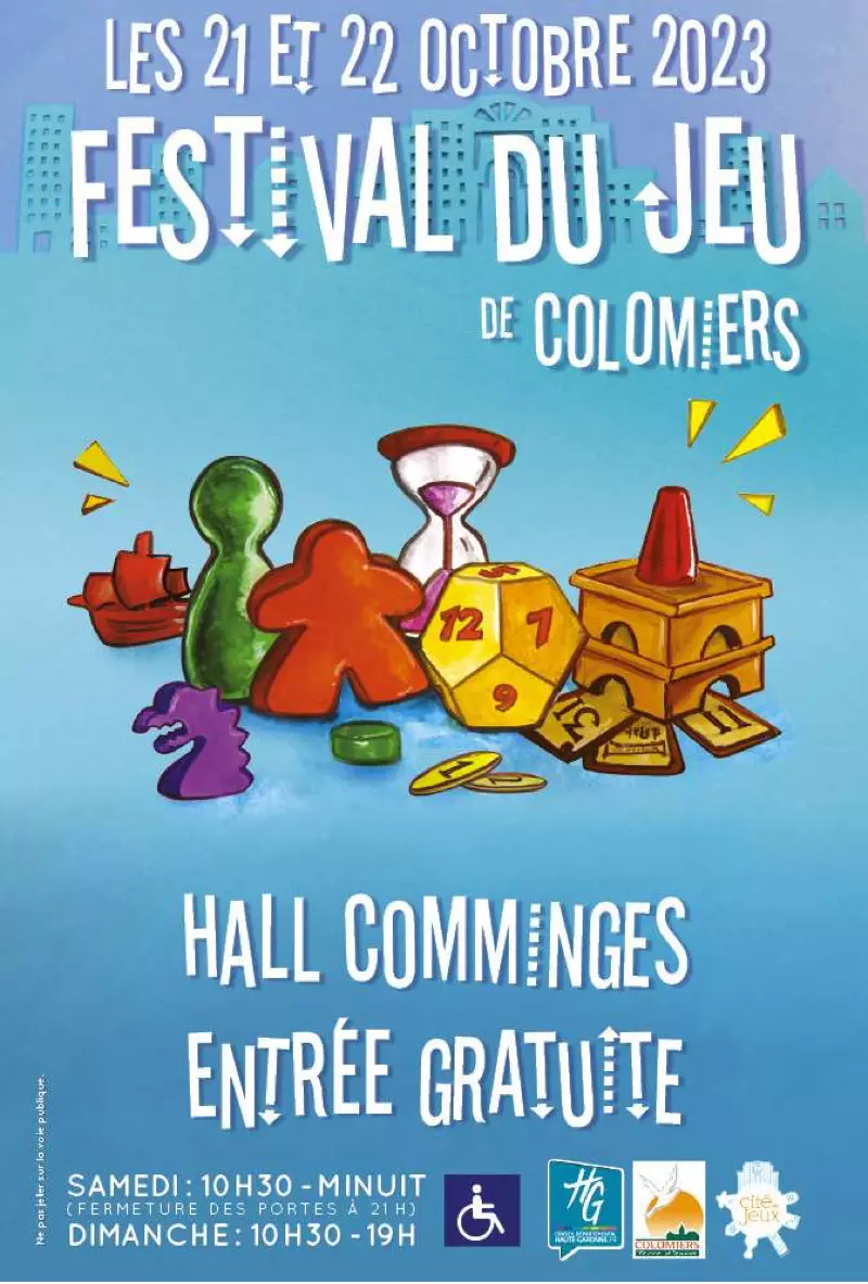 Affiche officielle Festival Cité en Jeux 2023