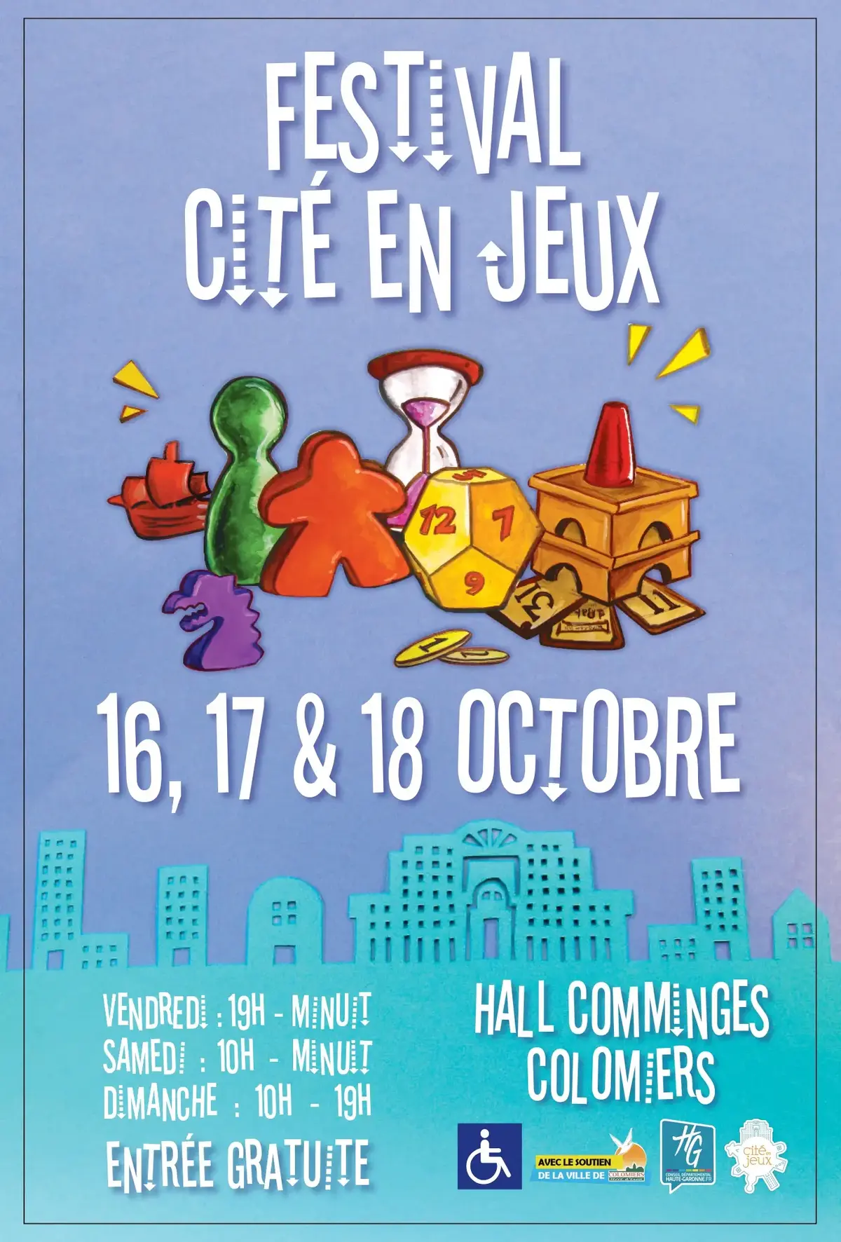 Affiche officielle Festival Cité en Jeux 2026