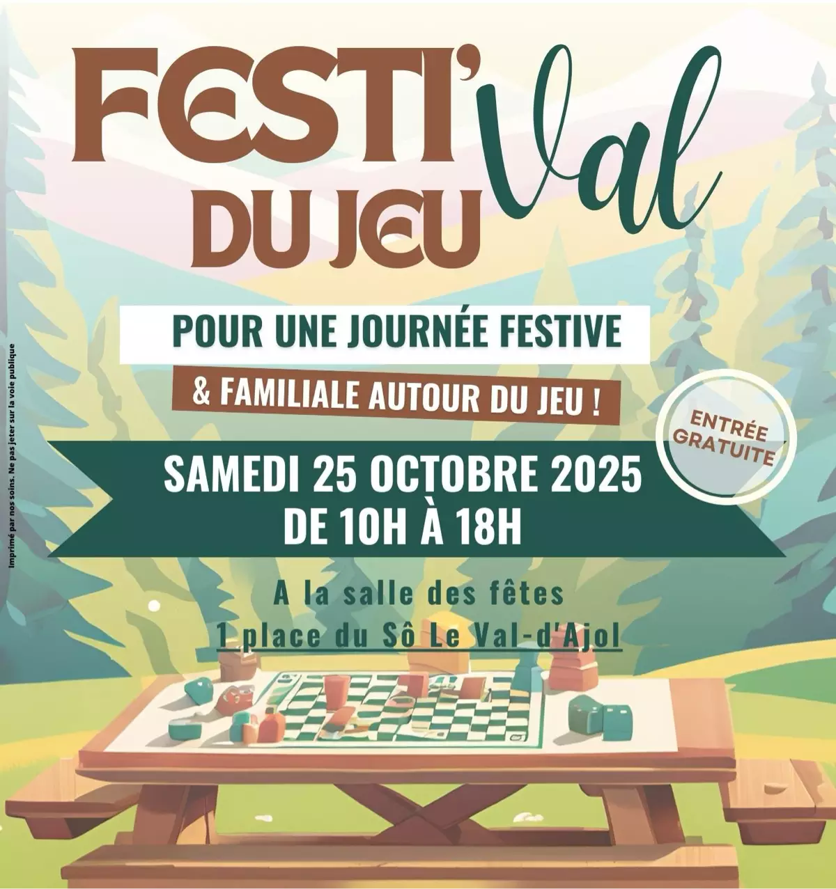Affiche officielle Festi'Val du Jeu 2025