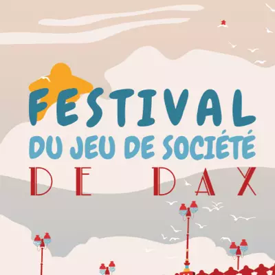 Logo Festival du jeu de sociÃ©tÃ© de Dax 2023