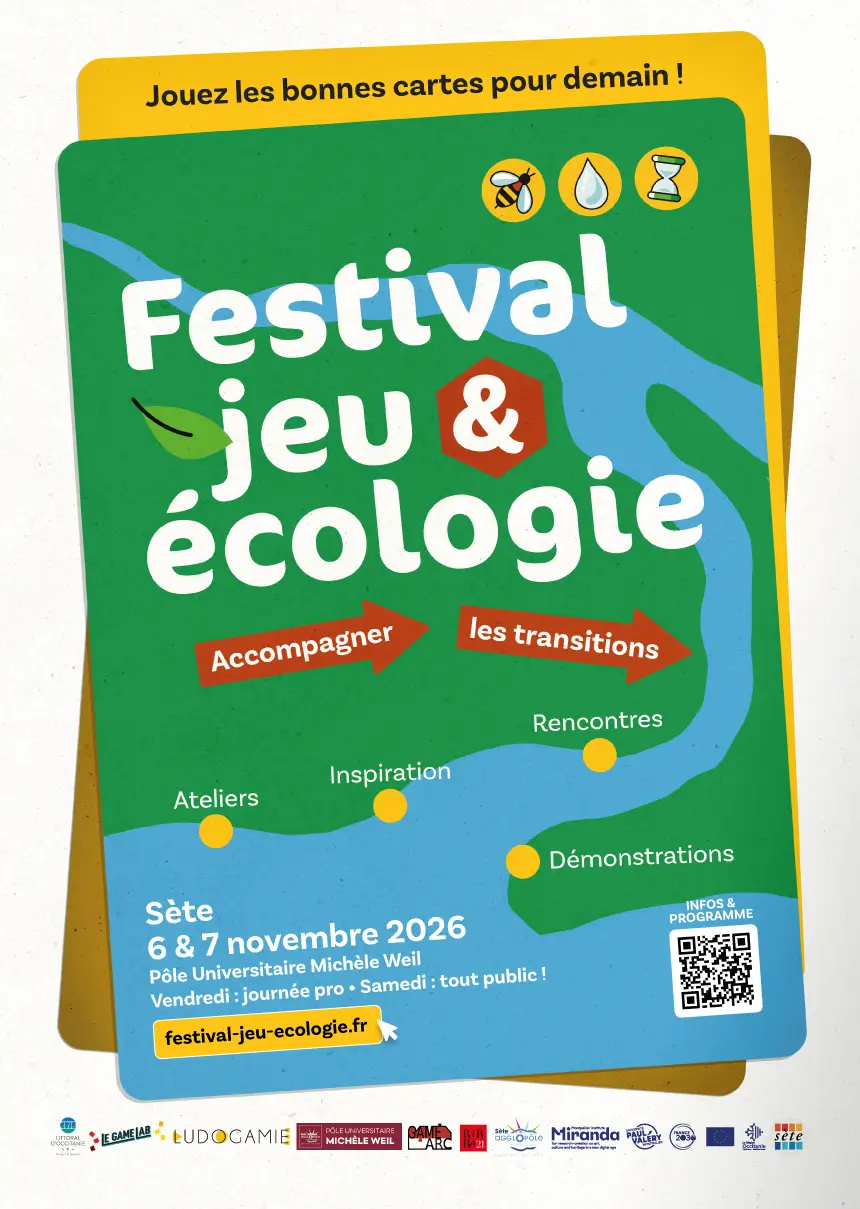 Affiche officielle Festival Jeu & Écologie 2026