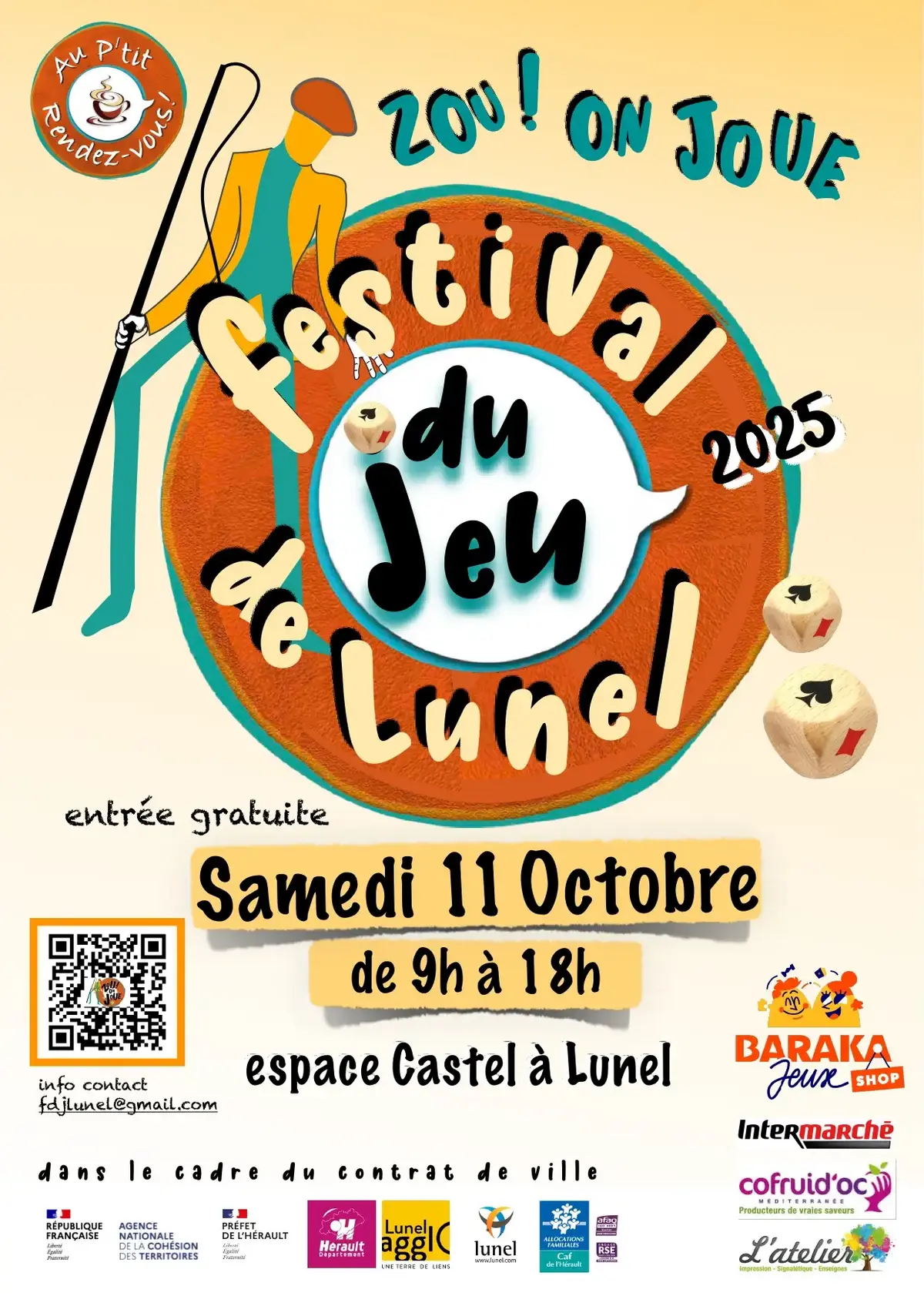 Affiche officielle Zou ! On joue 2025