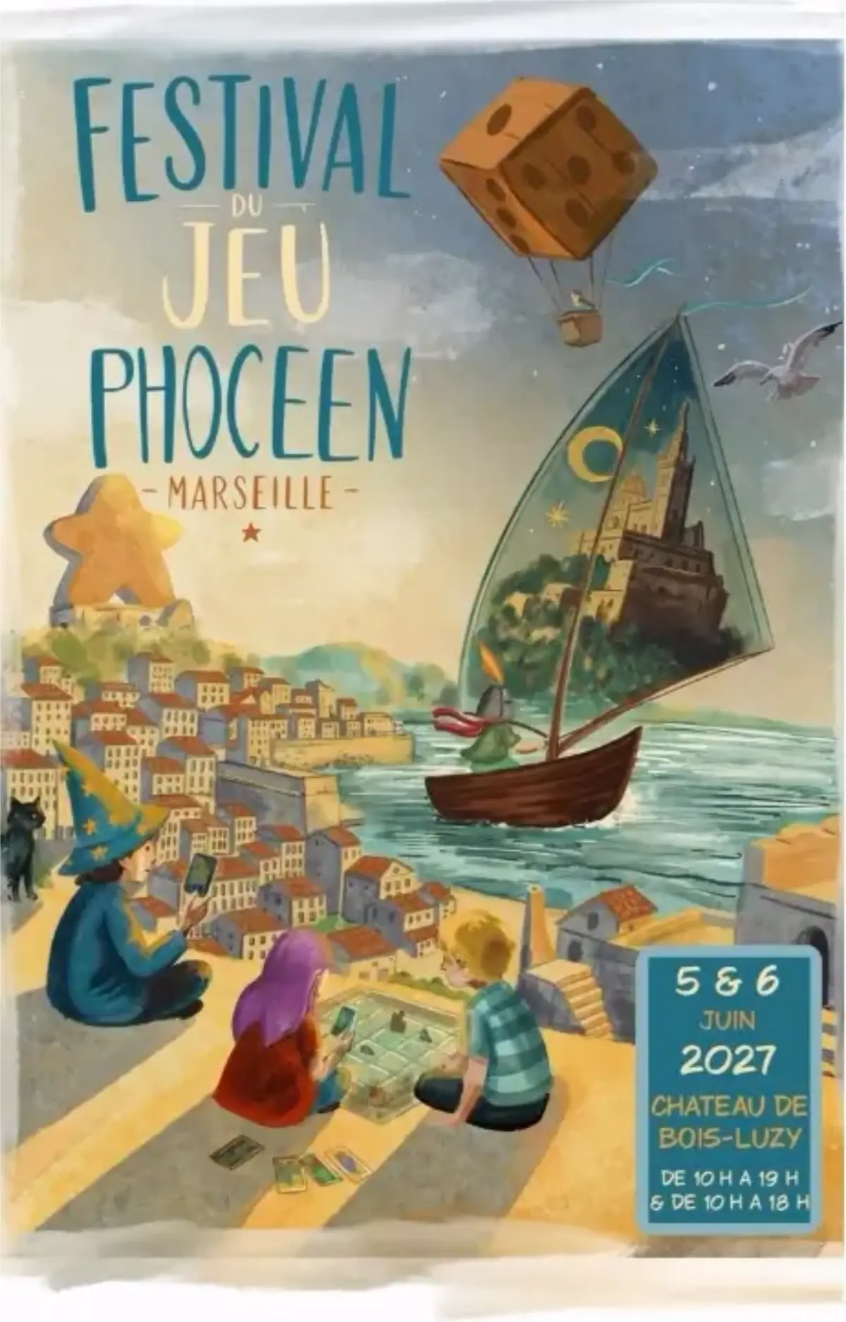 Affiche officielle Festival du jeu Phocéen 2027