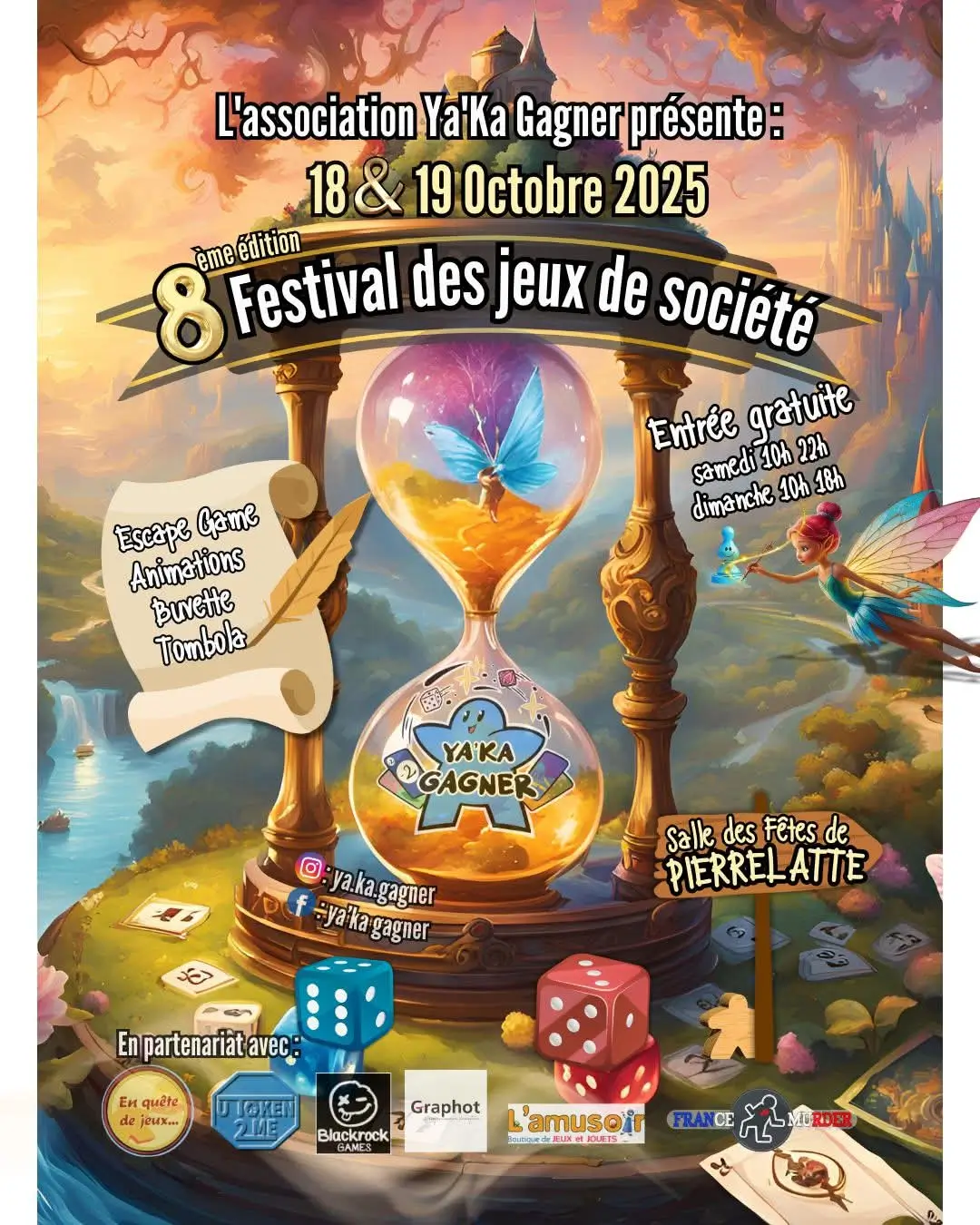 Official poster Festival du jeu de Pierrelatte 2025