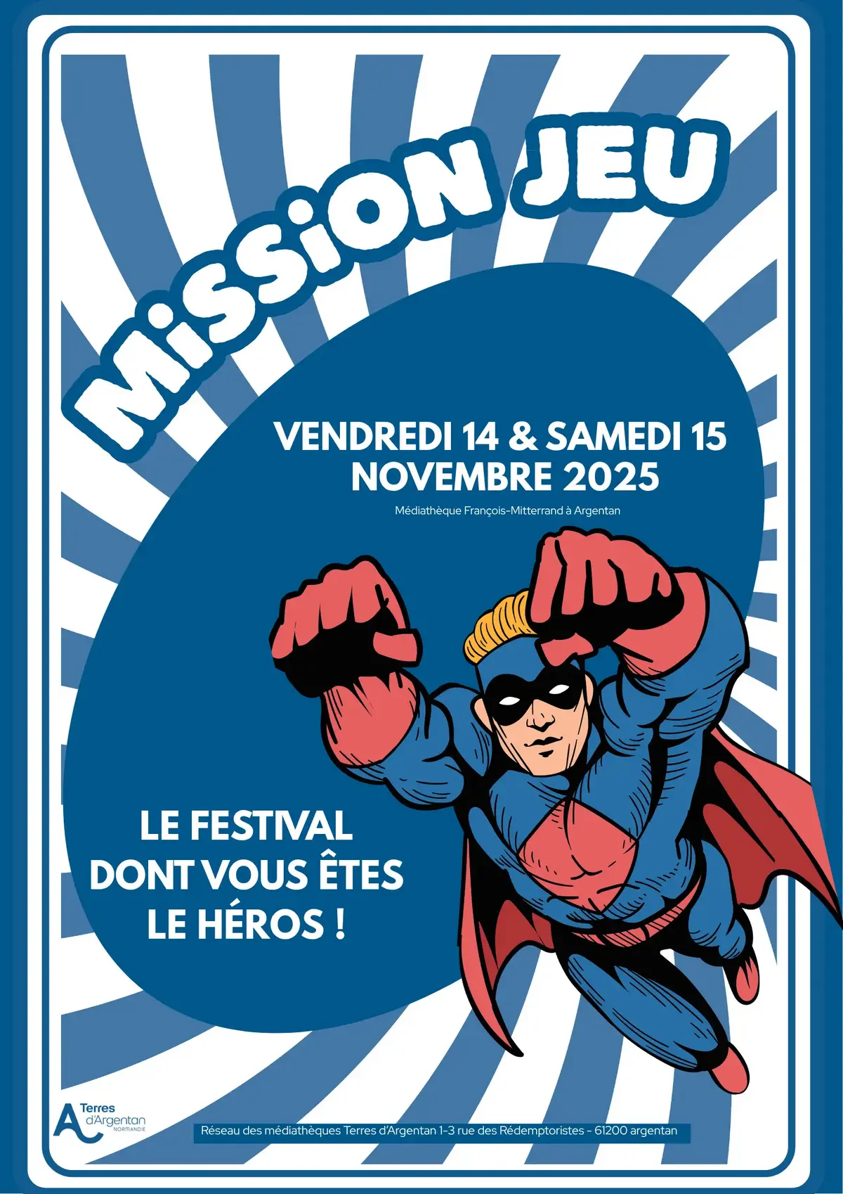 Official poster Festival des jeux d'Argentan 2025