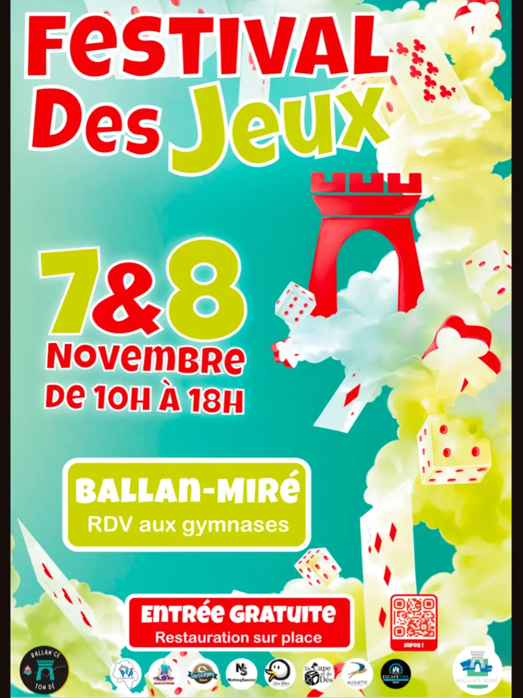 Official poster Festival des jeux de Ballan-Miré 2026