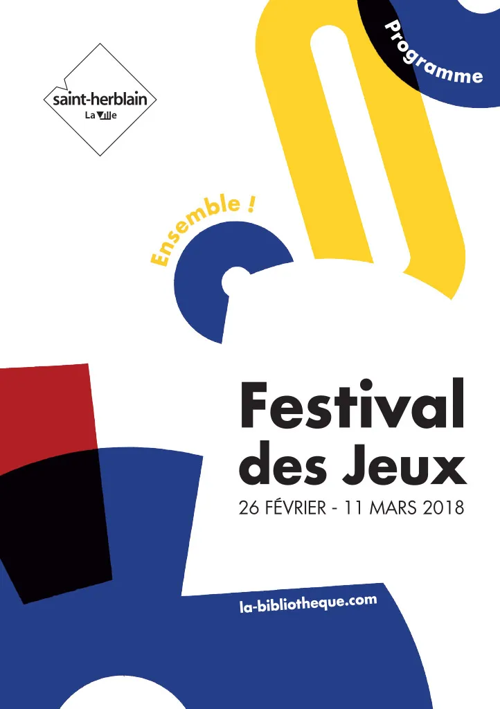 Affiche officielle Festival des Jeux Double6 2018