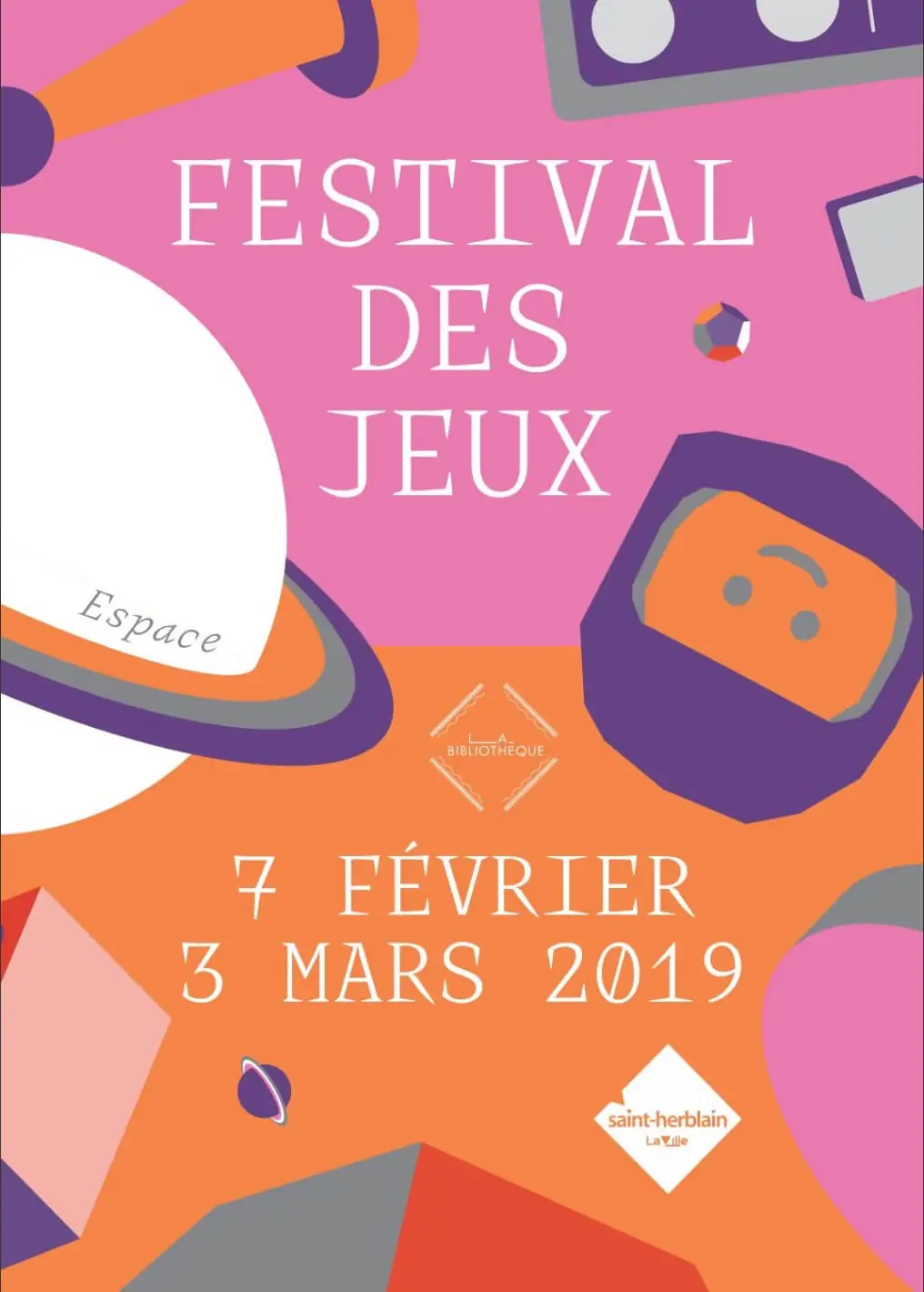 Affiche officielle Festival des Jeux Double6 2019