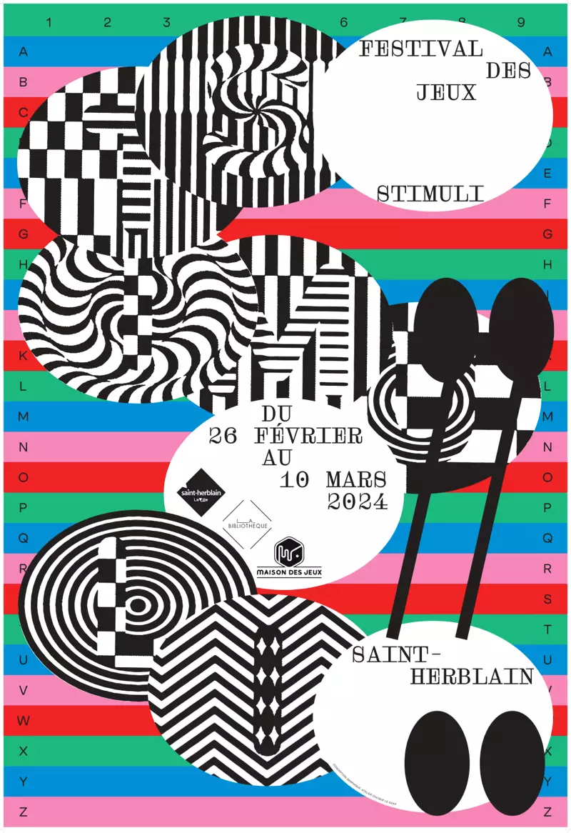 Official poster Festival des Jeux Double6 2024