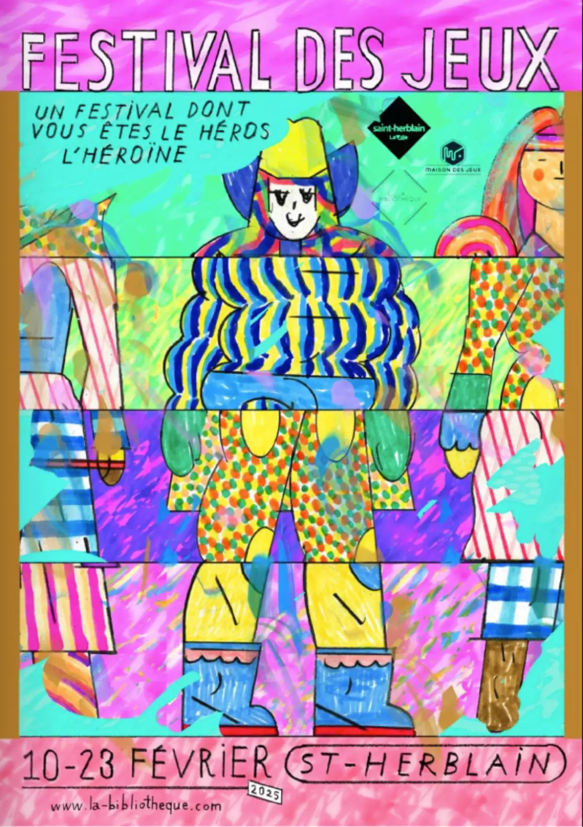 Official poster Festival des Jeux Double6 2025