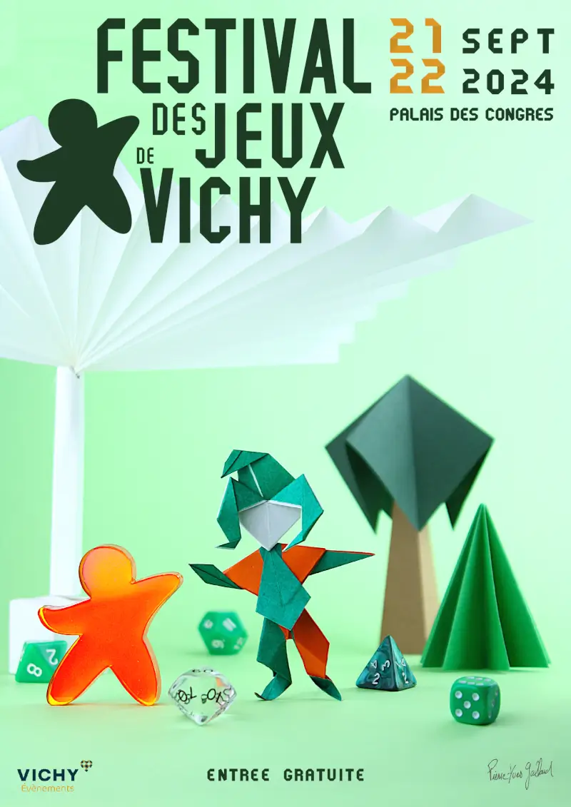 Affiche officielle Festival des jeux de Vichy 2024