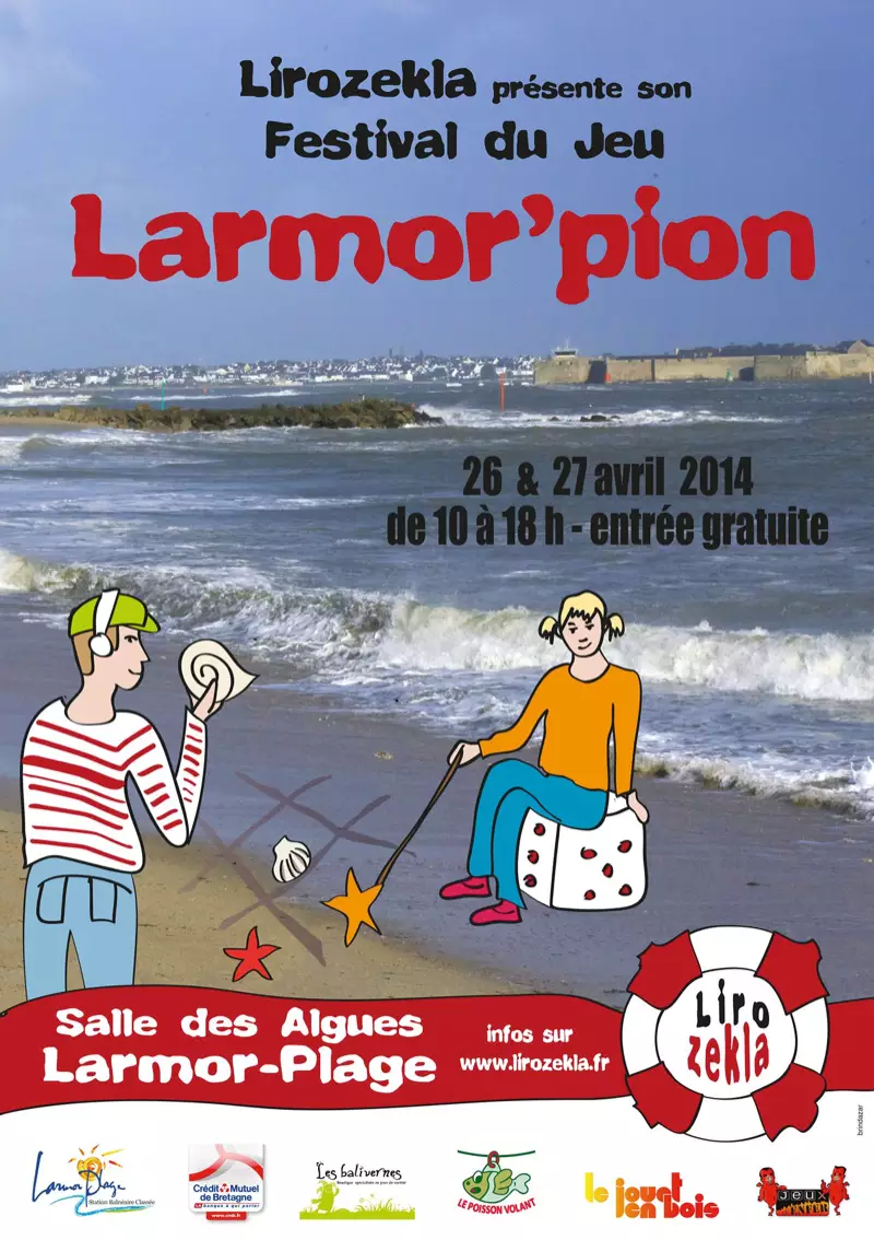 Affiche officielle Festival Larmor Pion 2014
