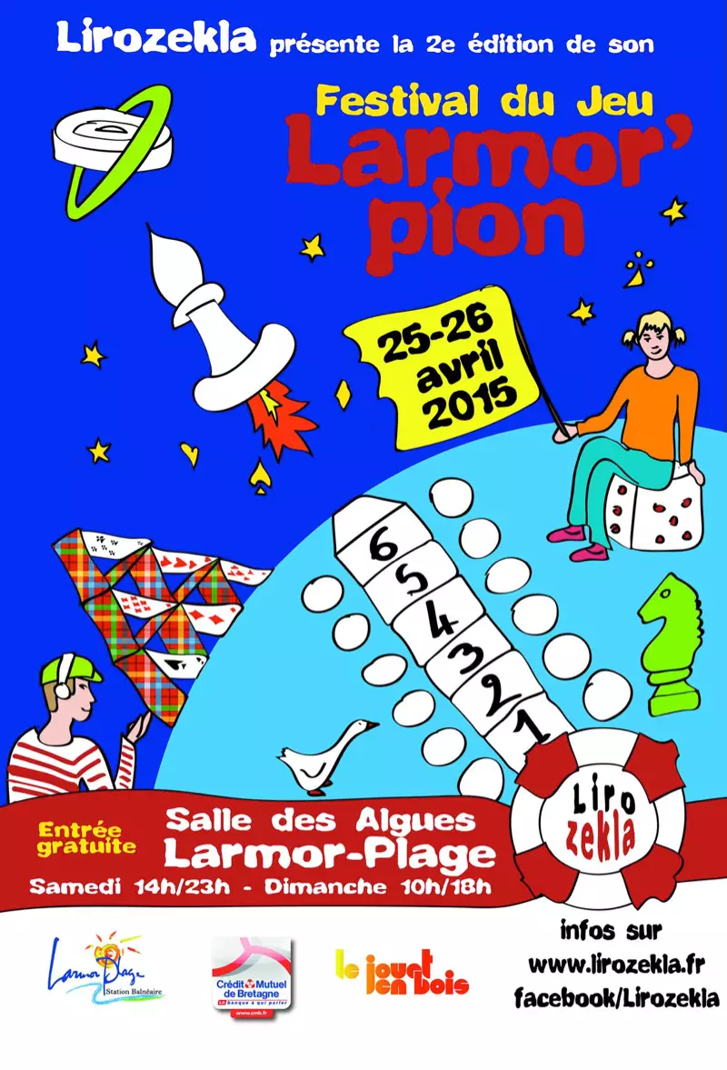 Affiche officielle Festival Larmor Pion 2015
