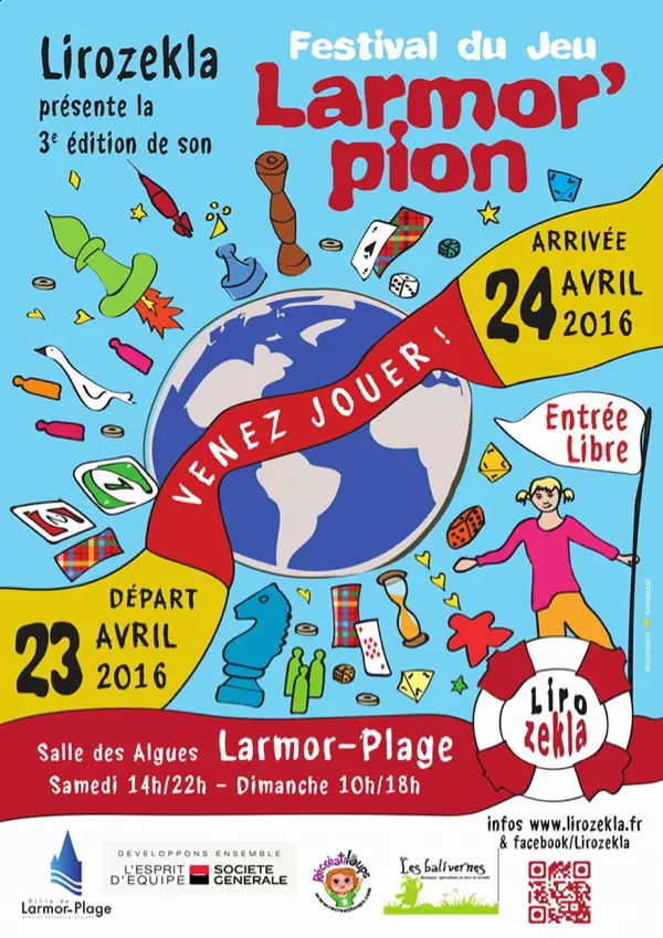 Affiche officielle Festival Larmor Pion 2016