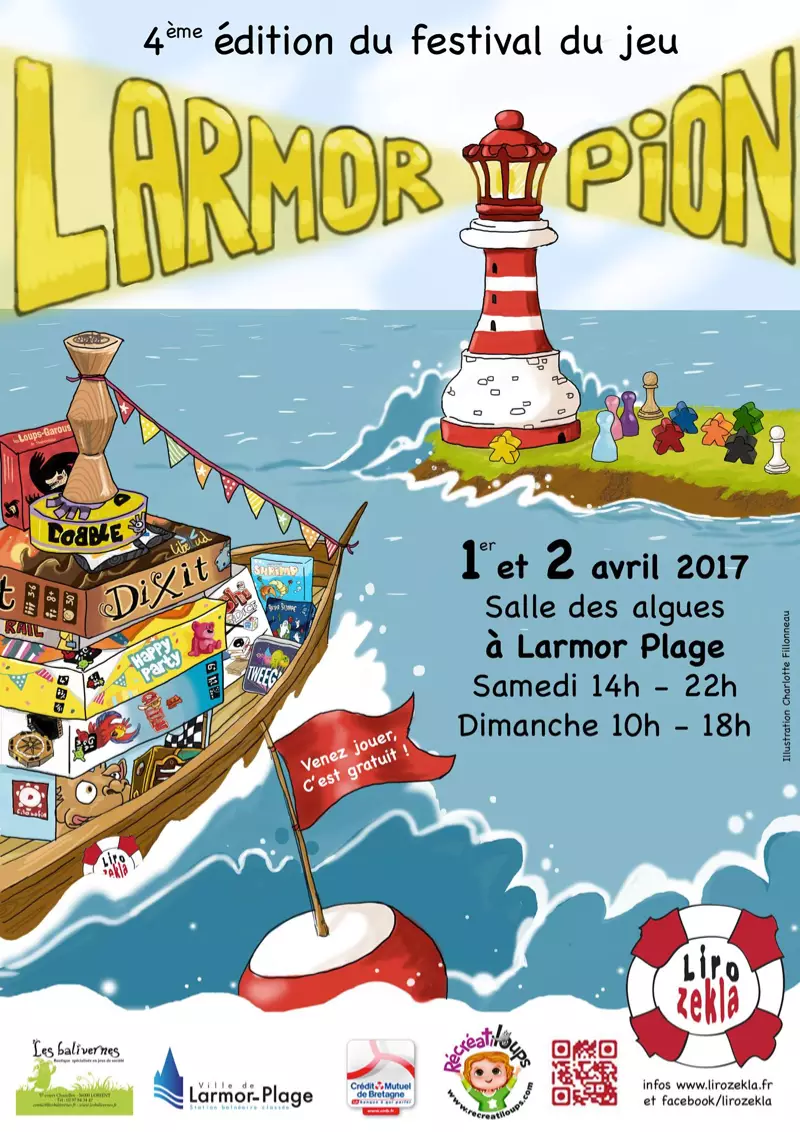 Affiche officielle Festival Larmor Pion 2017