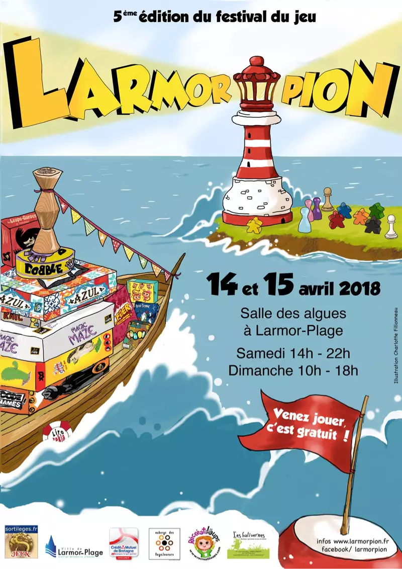 Affiche officielle Festival Larmor Pion 2018