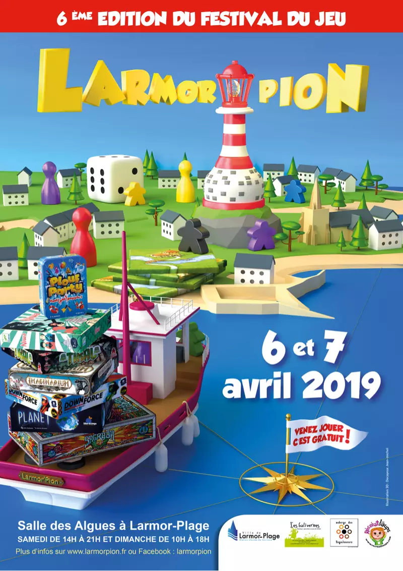 Affiche officielle Festival Larmor Pion 2019