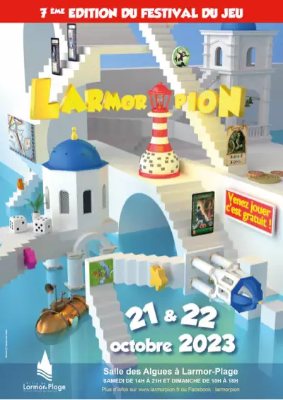 Affiche officielle Festival Larmor Pion 2023