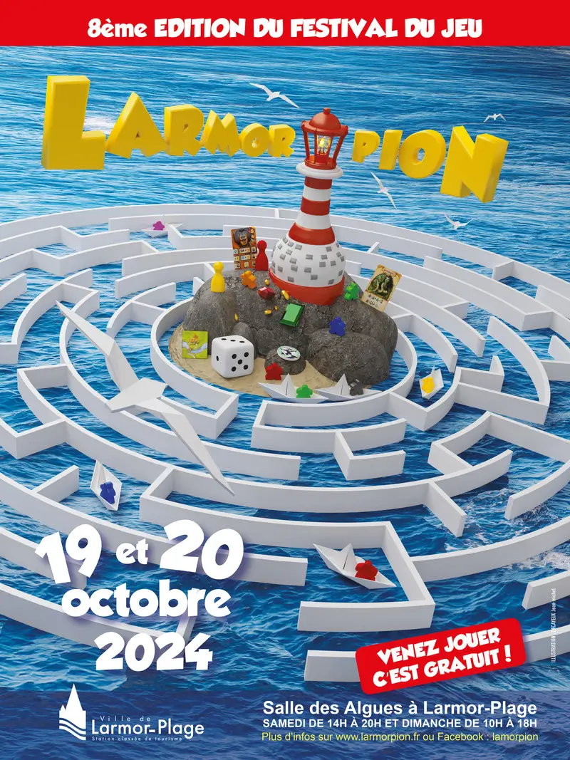Official poster Festival Larmor Pion 2024
