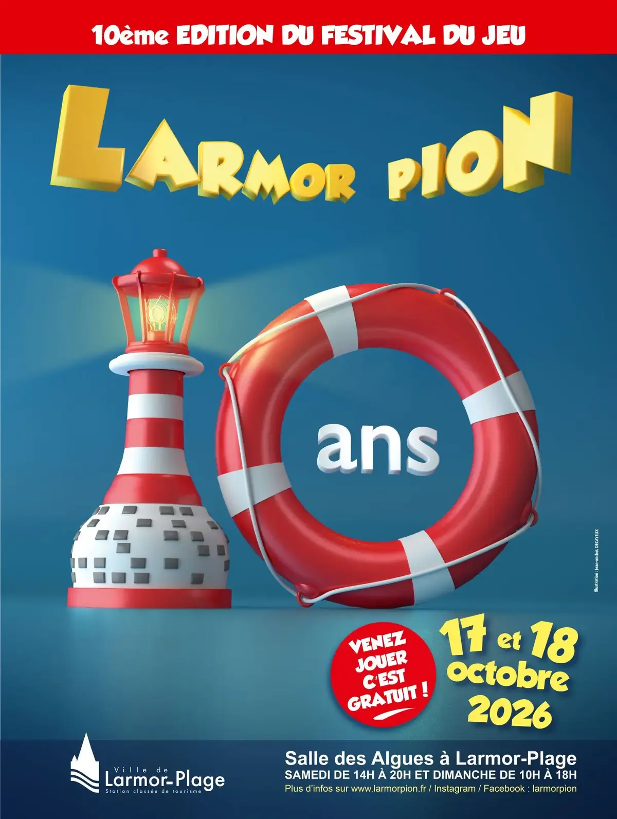 Affiche officielle Festival Larmor Pion 2026