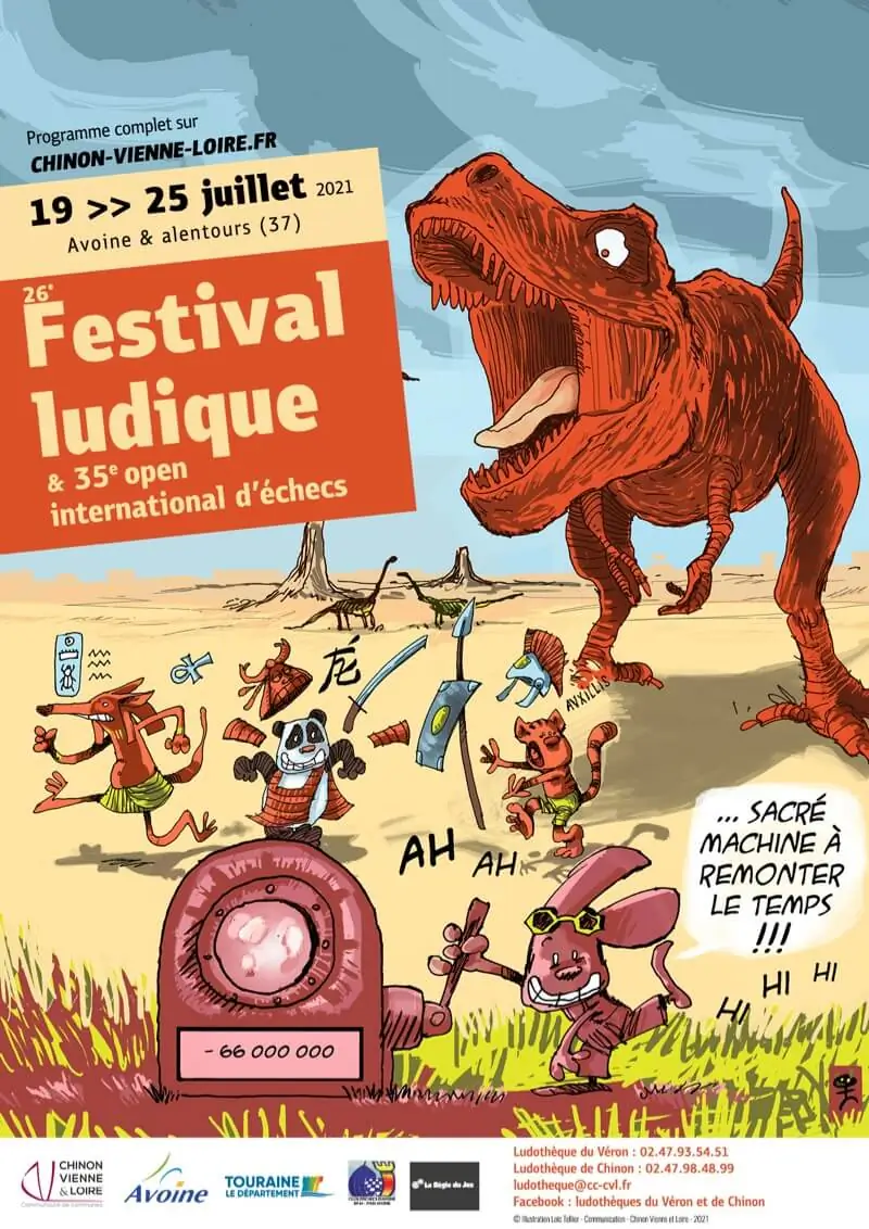 Affiche officielle Festival Ludique 2021