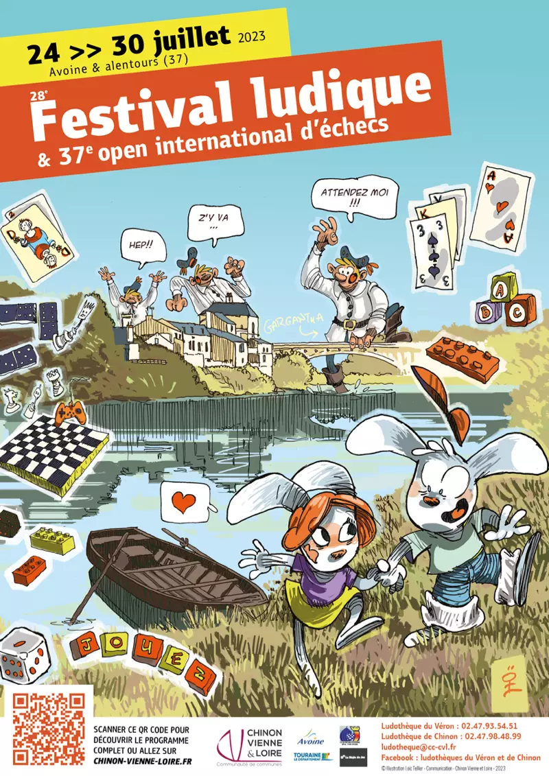 Affiche officielle Festival Ludique 2023