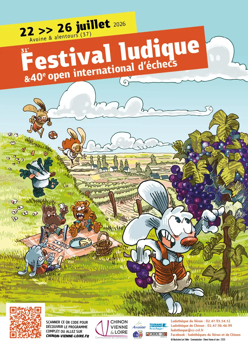 Affiche officielle Festival Ludique 2026