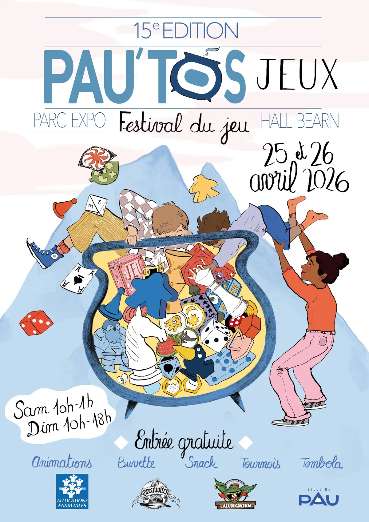 Affiche officielle Pau'tos Jeux 2026