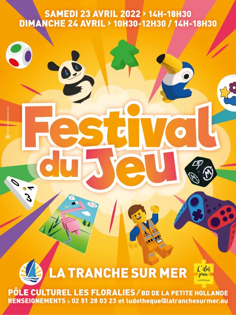 Affiche officielle Festival du jeu 2022