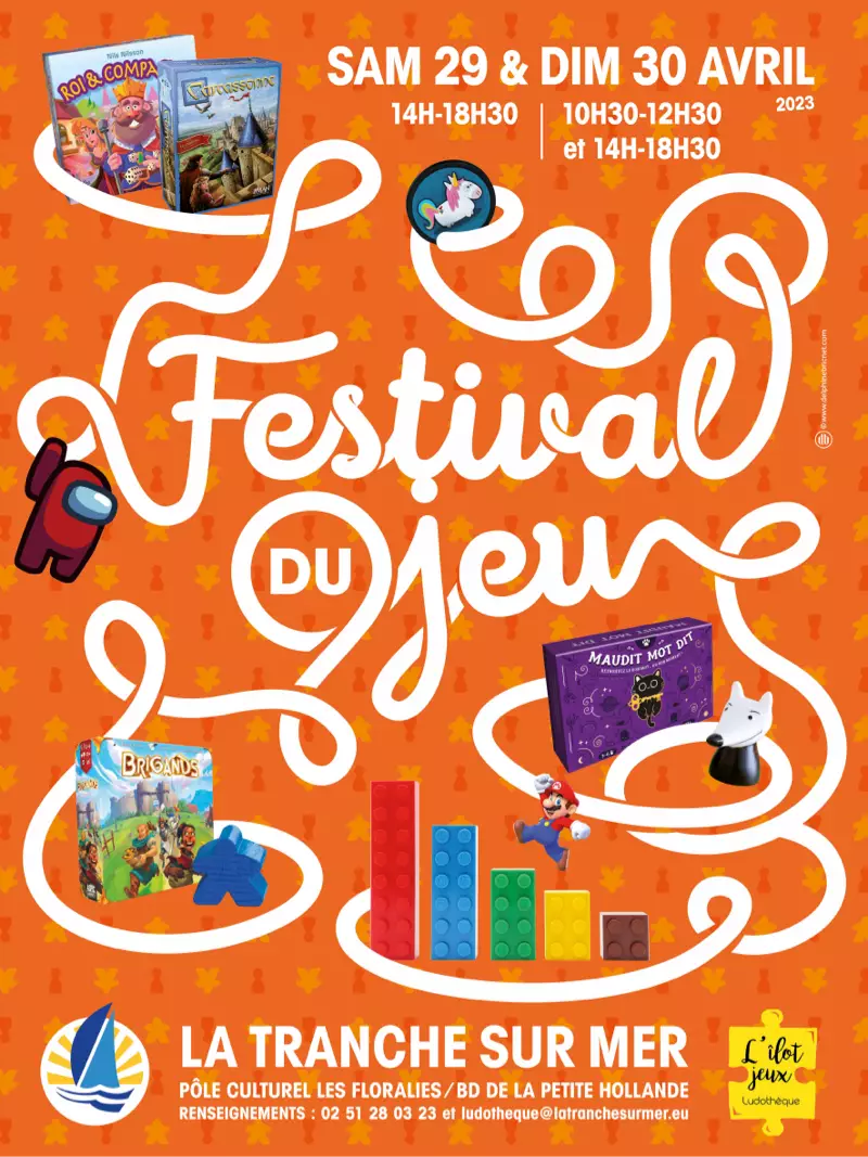 Affiche officielle Festival du jeu 2023