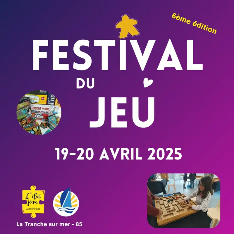 Affiche officielle Festival du jeu 2025
