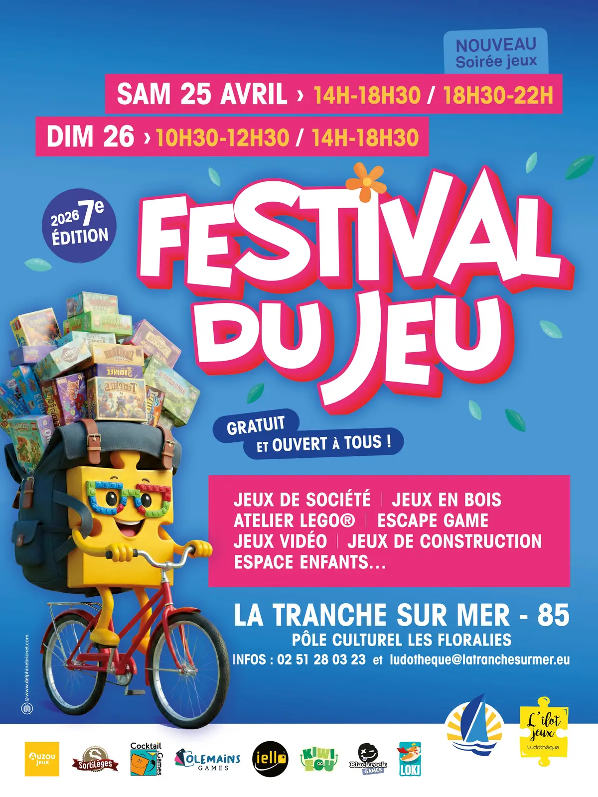 Affiche officielle Festival du jeu 2026
